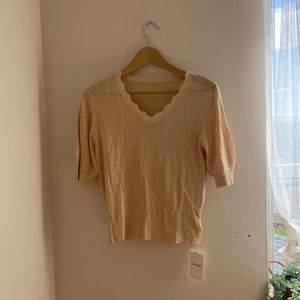 Patricia Icy Silk V-Neck Blouse